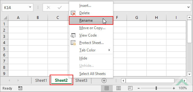 Rename Multiple Worksheet Vba