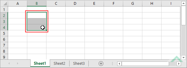 Select multiple cells across multiple rows