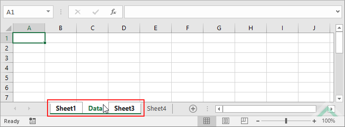 Select multiple sheets which includes the sheet before which you want to insert new worksheets