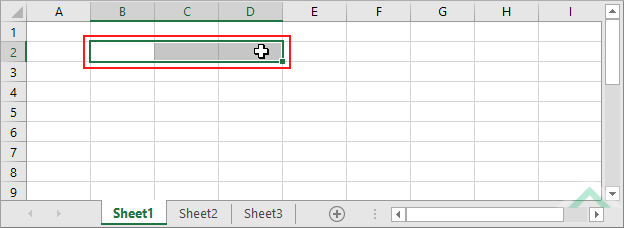 Select multiple cells across multiple columns