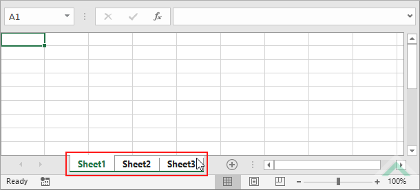 Select all worksheets