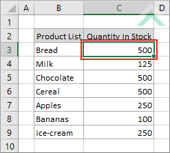 First occurrence of value selected