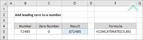 Add leading zero to a number