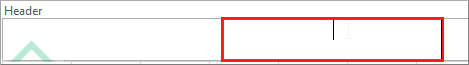 Select header area