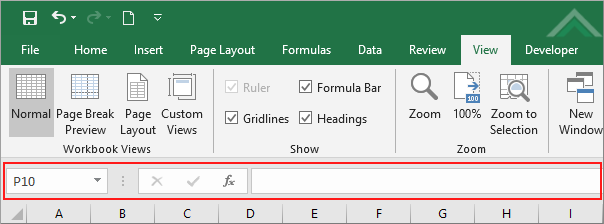 Show Formula Bar